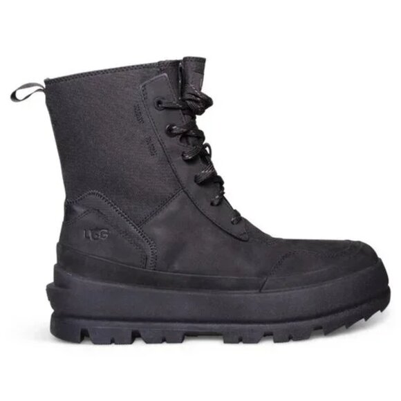 UGG Women's Charcoal Lace-Up Winter Boots Sz 8 - Picture 1 of 10